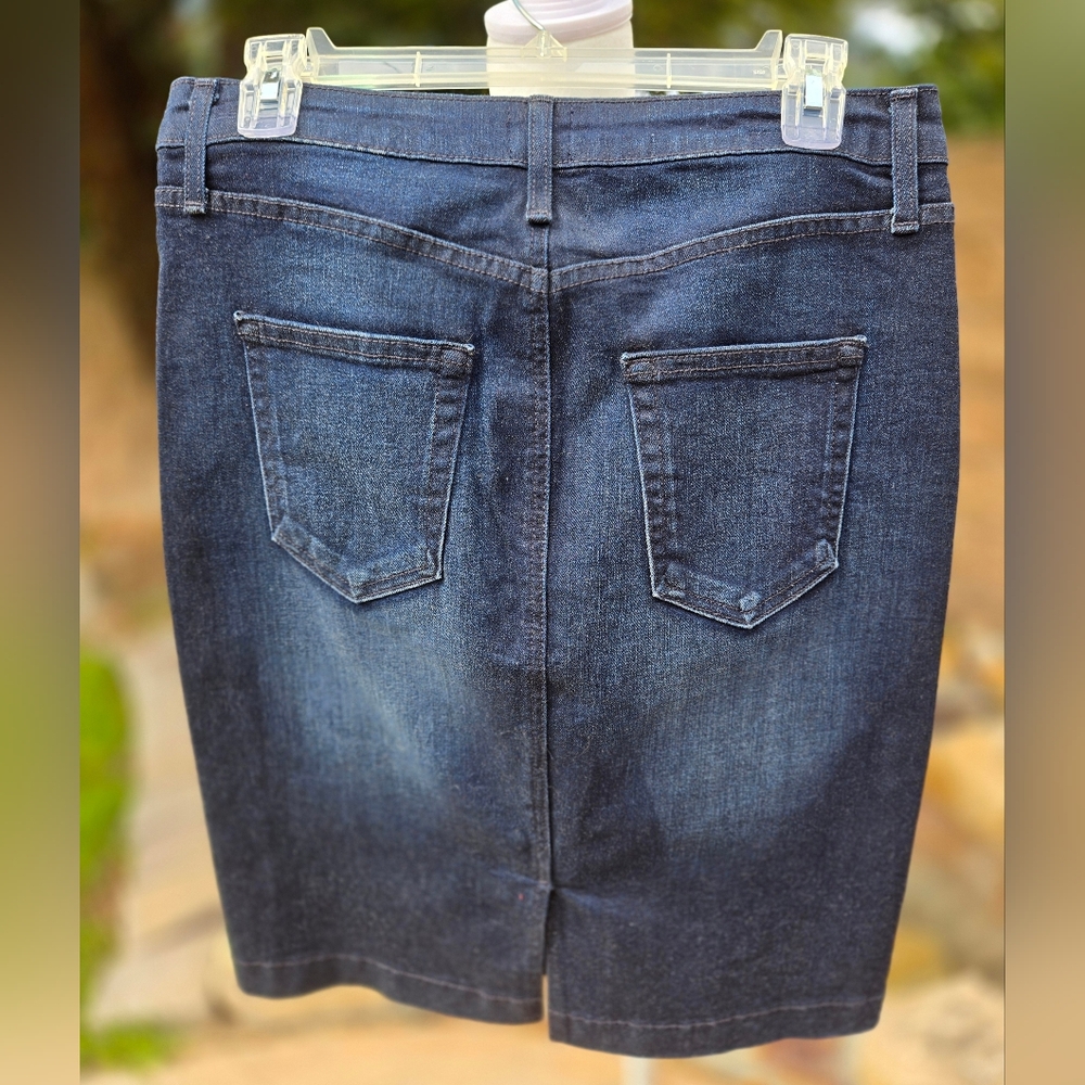 NWT Just Black Indigo Denim Skirt - Picture 2 of 5